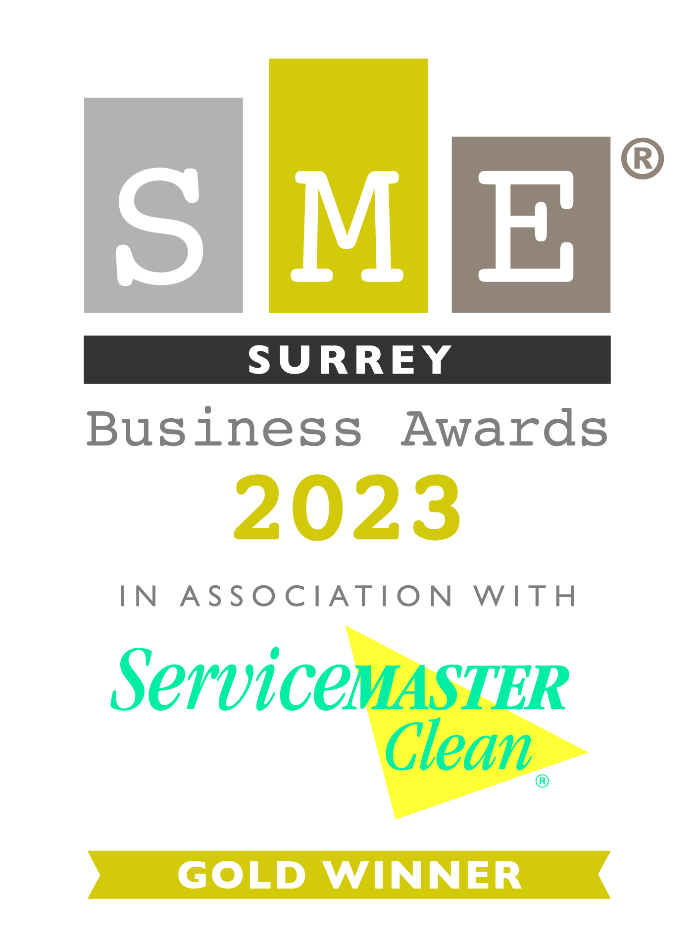 SME Surrey Gold winner logo