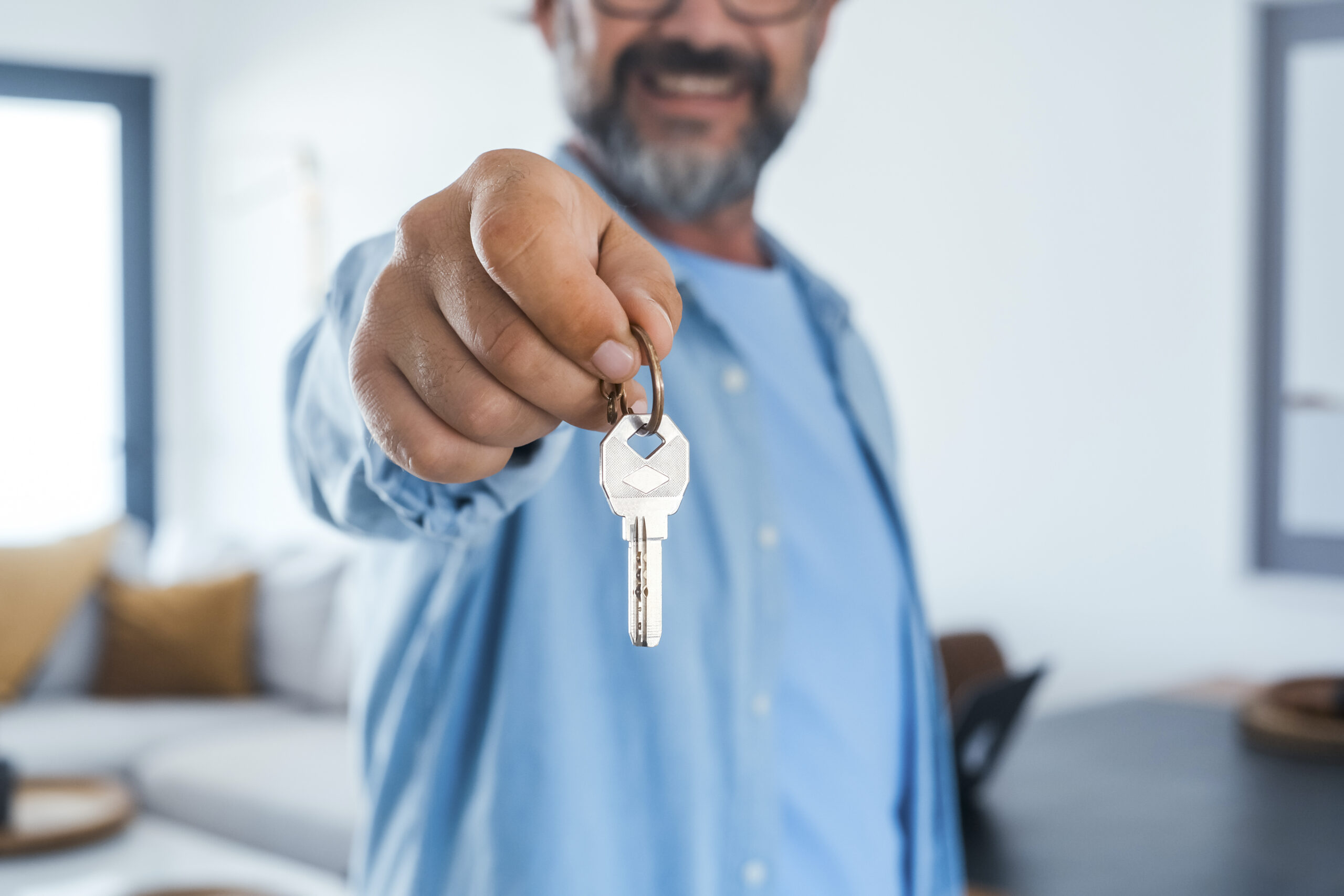 Tenant Matching Services - Landlord Holding Keys 